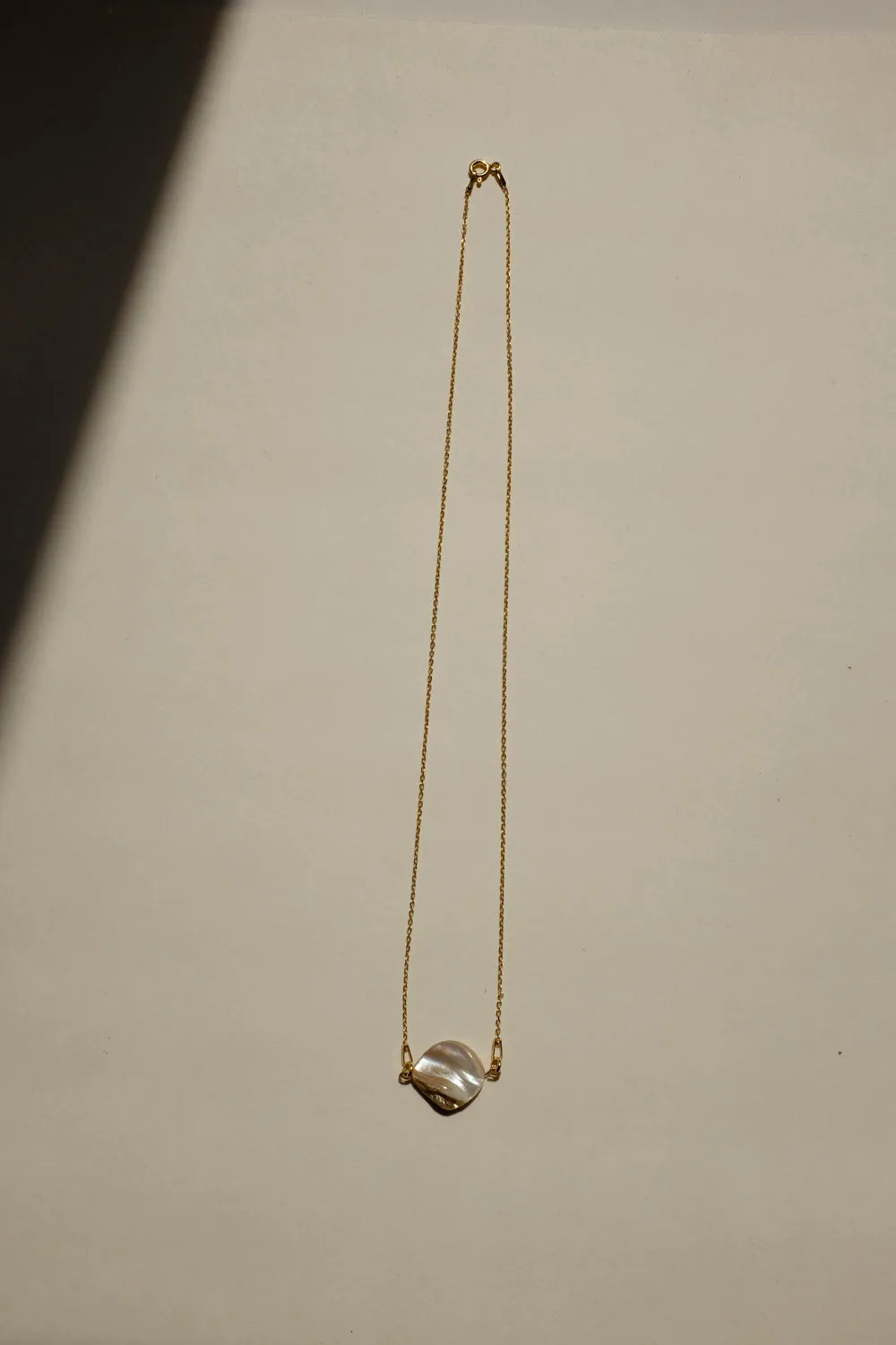 0015_SHELL 925 GOLD NECKLACE