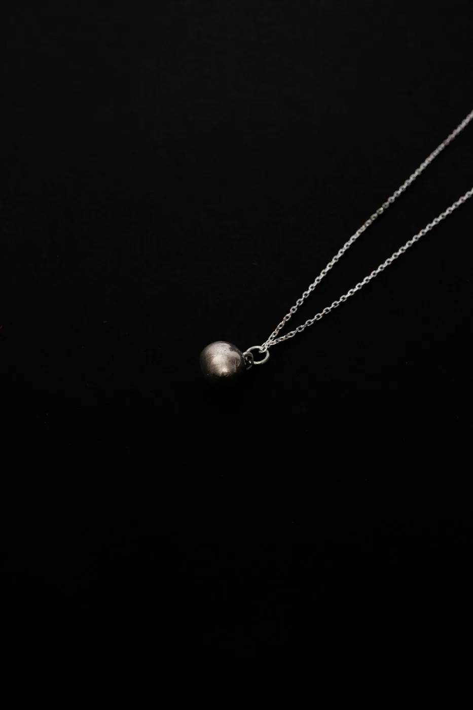 0296_LONG BALL NECKLACE SILVER 925