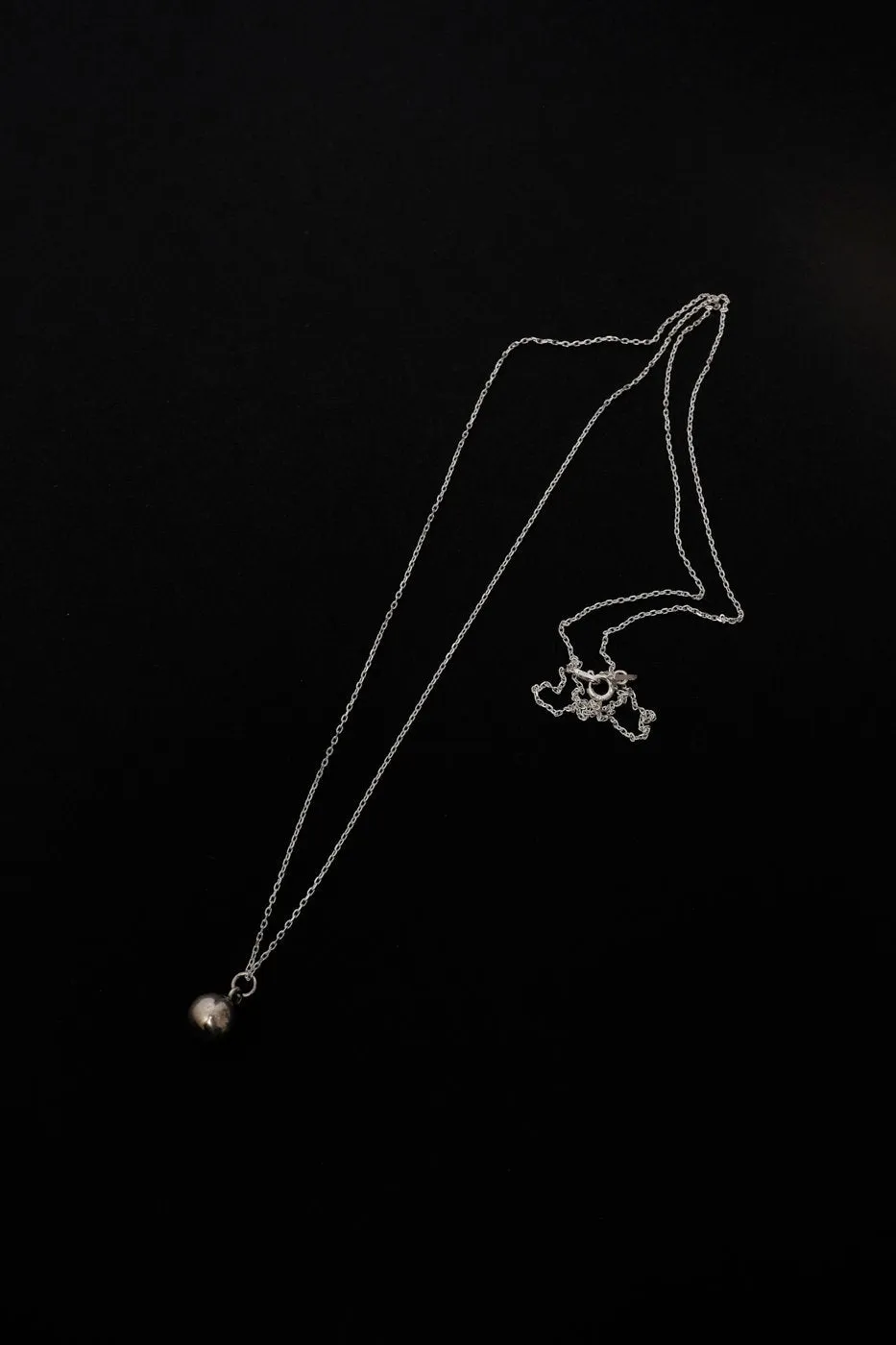 0296_LONG BALL NECKLACE SILVER 925