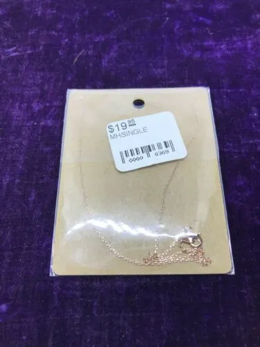 17” Rose Gold Plated Bow Necklace