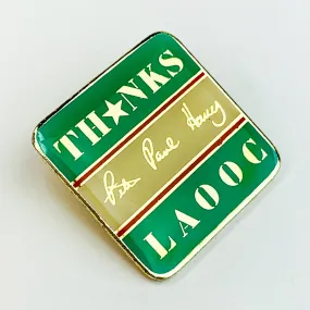 1984 LA Olympics LAOOC Thanks Souvenir Lapel Pin