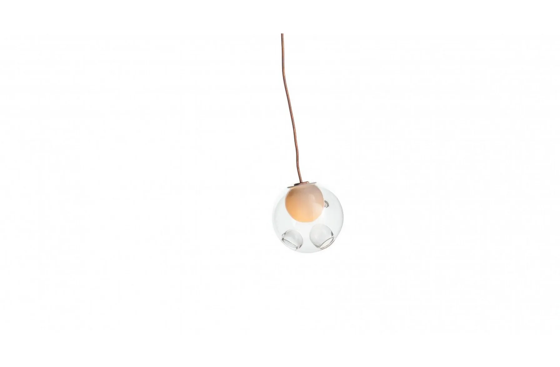 28.1c Copper Suspension Lamp