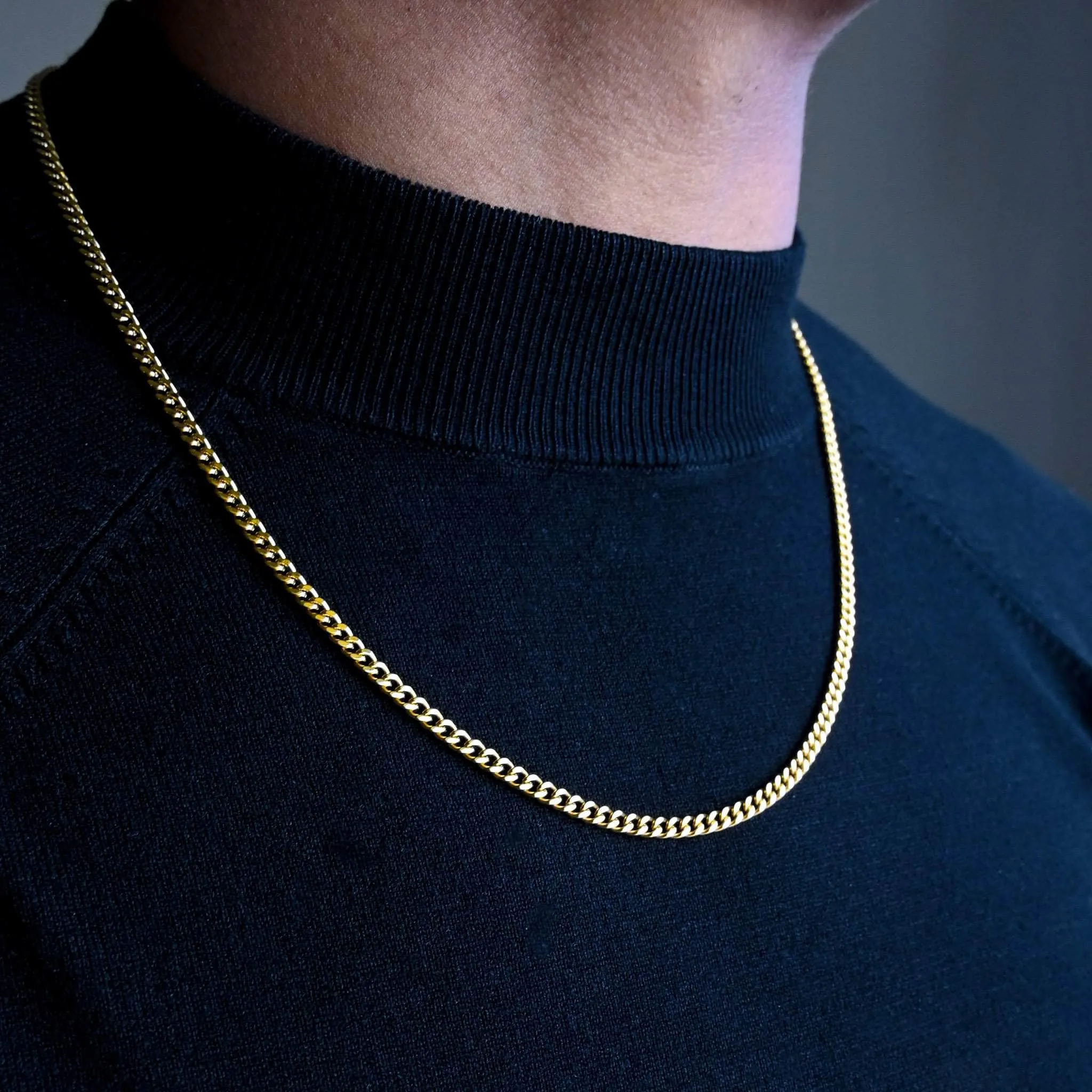 3mm Miami Micro Cuban Link Chain