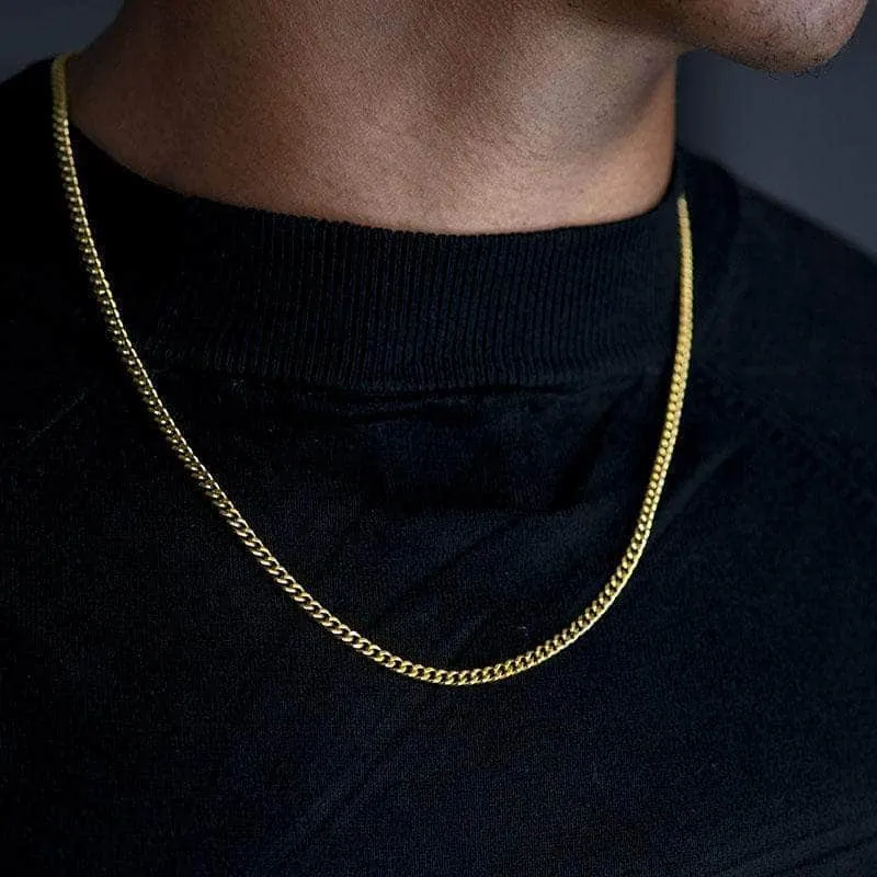 3mm Miami Micro Cuban Link Chain