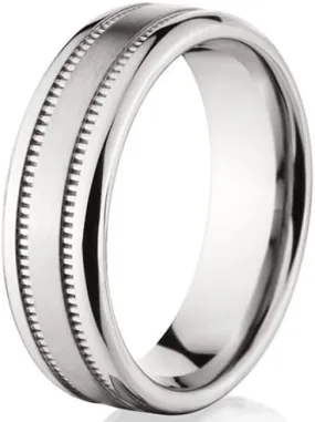 7 mm Titanium Rings, Men's Rings, Titanium Bands, Engagement Bands