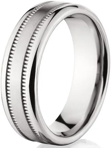7 mm Titanium Rings, Men's Rings, Titanium Bands, Engagement Bands