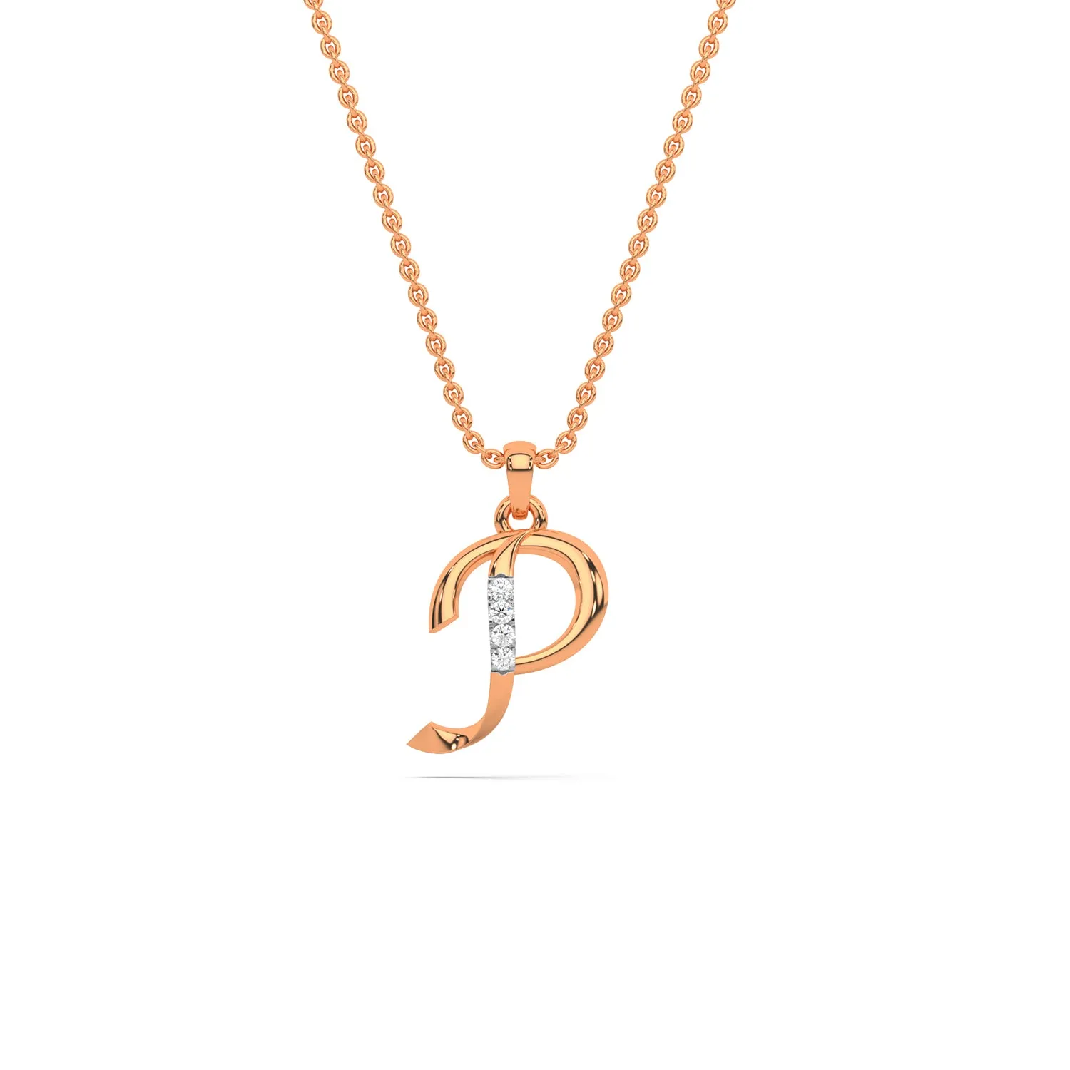 Alphabet P  Unisex Pendant