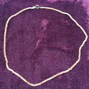 antique Authentic Red Coral Bead Necklace