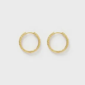 Arabella Gold Hoop Earrings
