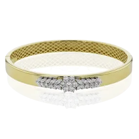 Bangle in 18k Gold with Diamonds