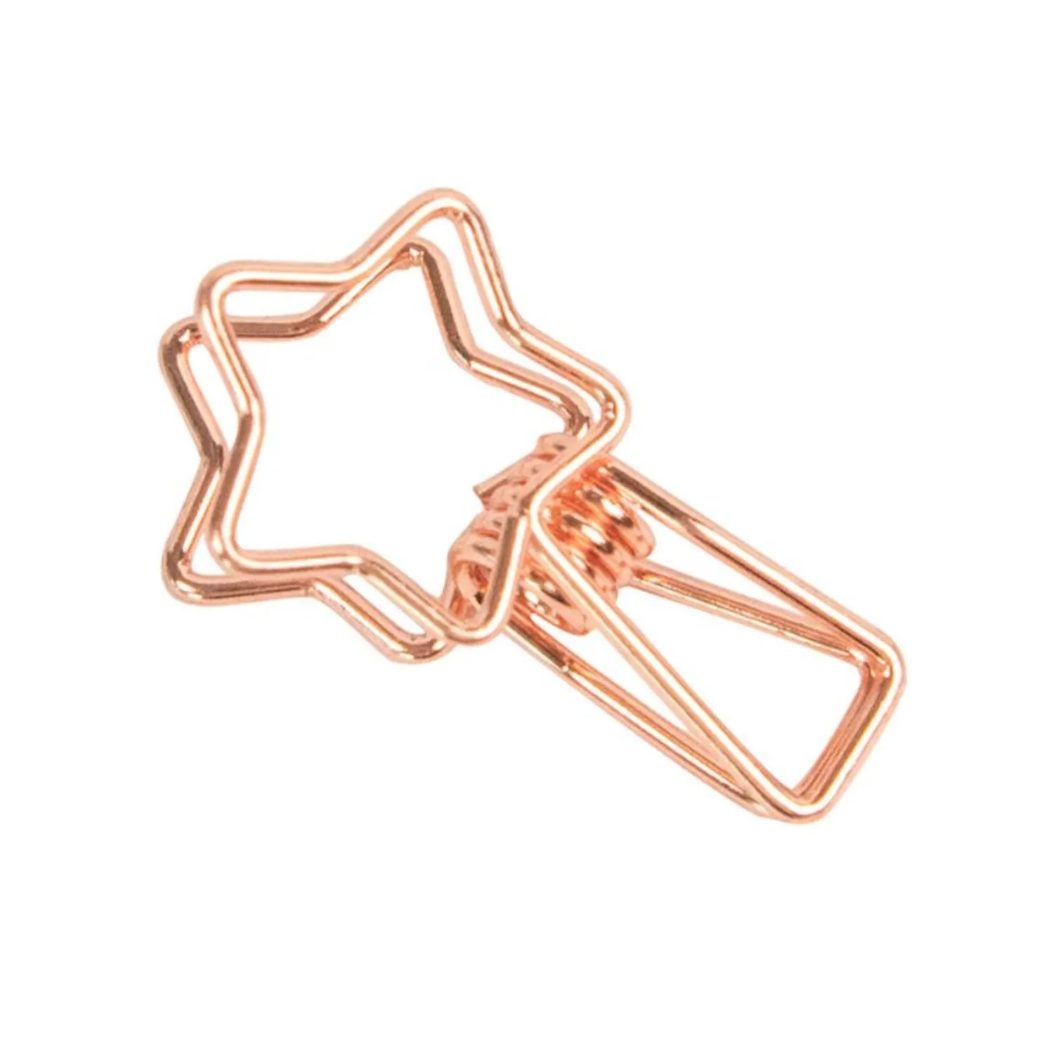 Binder Clips Gold & Rose Gold - Set of 6