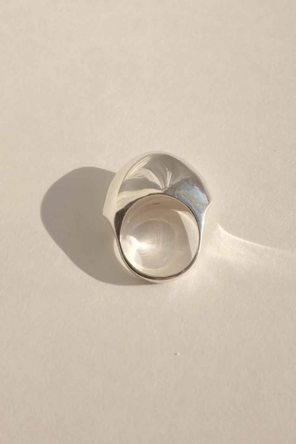 BOLD BIG VINTAGE RING SILVER 925