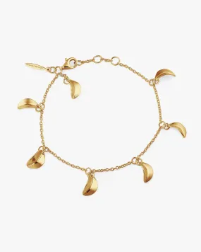 Botanica drop full bracelet gold