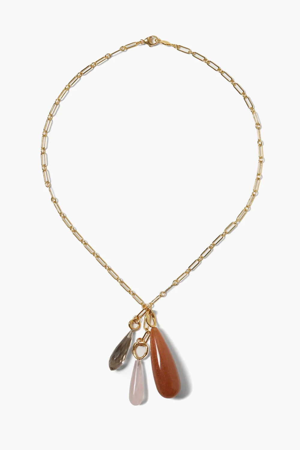 Castillo Pendant Necklace Pink Mix