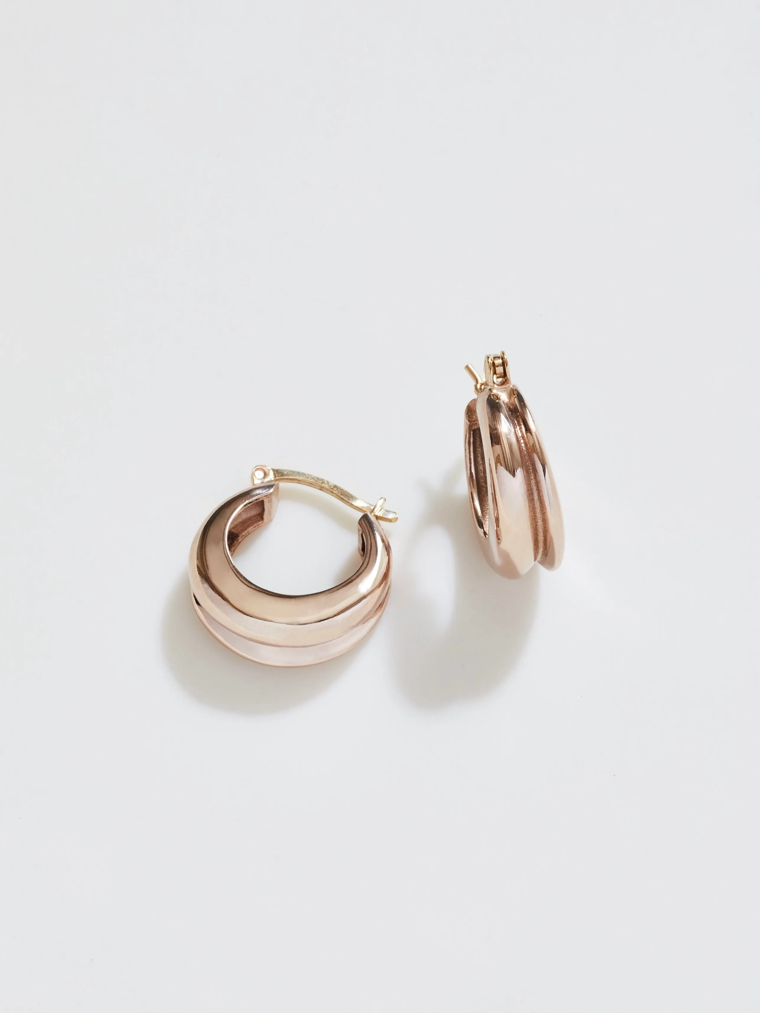 Cori Hoops in Venetian Rose