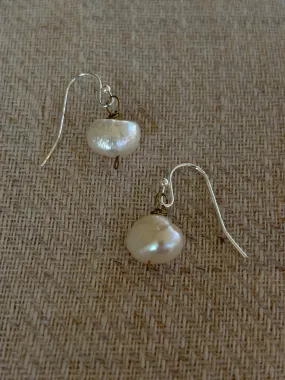 Cream Freshwater Pearl Earrings