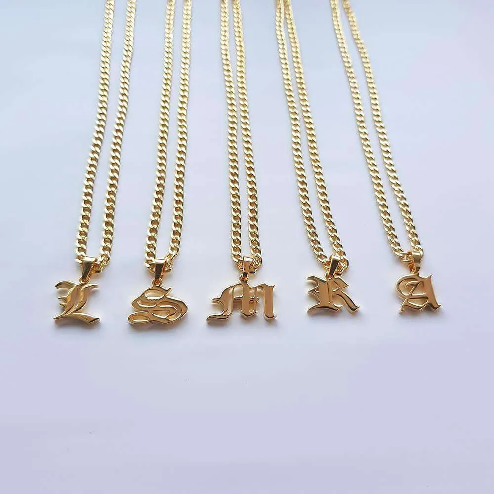 Cubana Initial Necklace