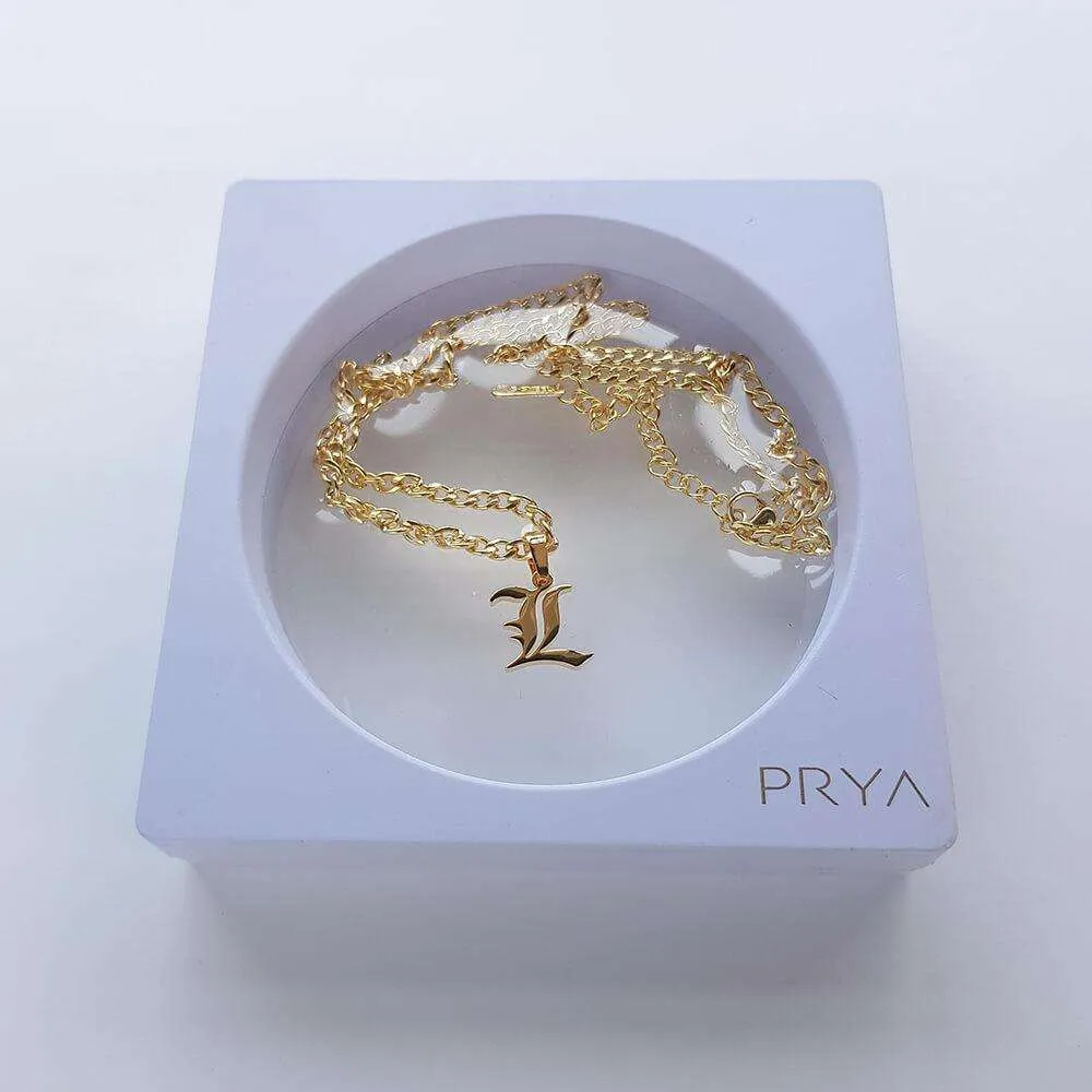 Cubana Initial Necklace
