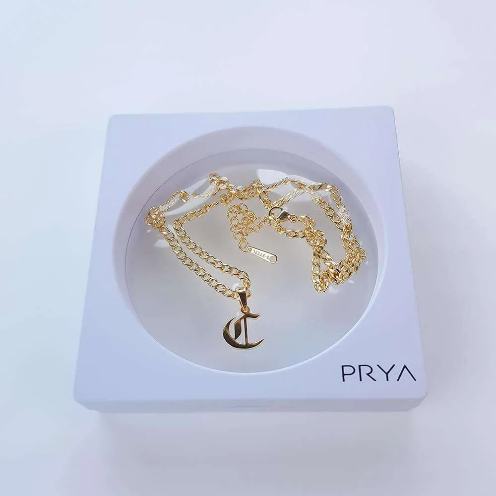Cubana Initial Necklace