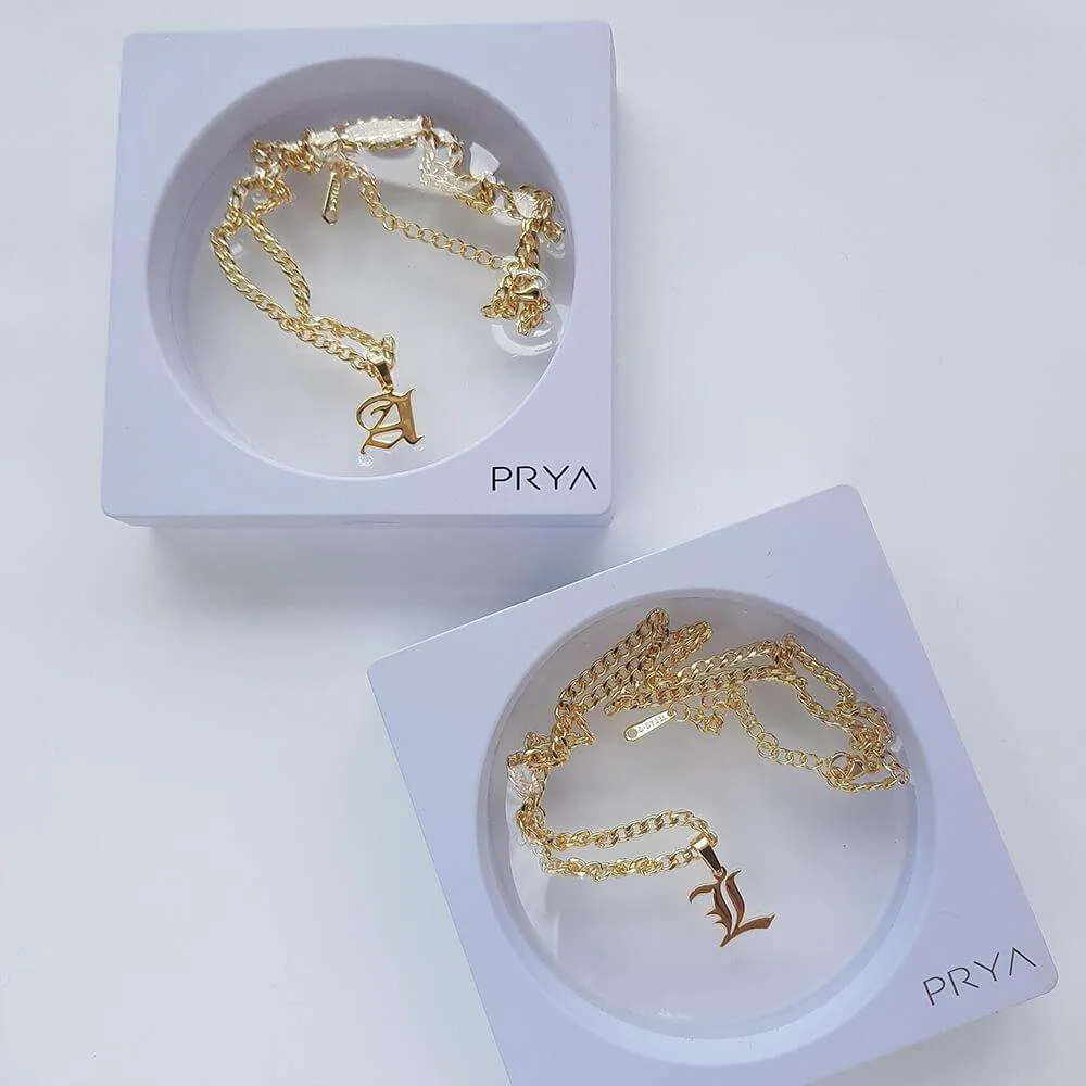 Cubana Initial Necklace