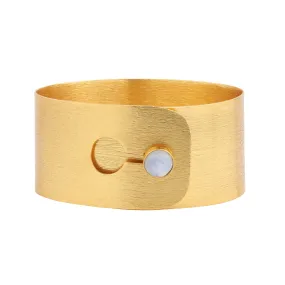 Cuff - Keyhole - Moonstone
