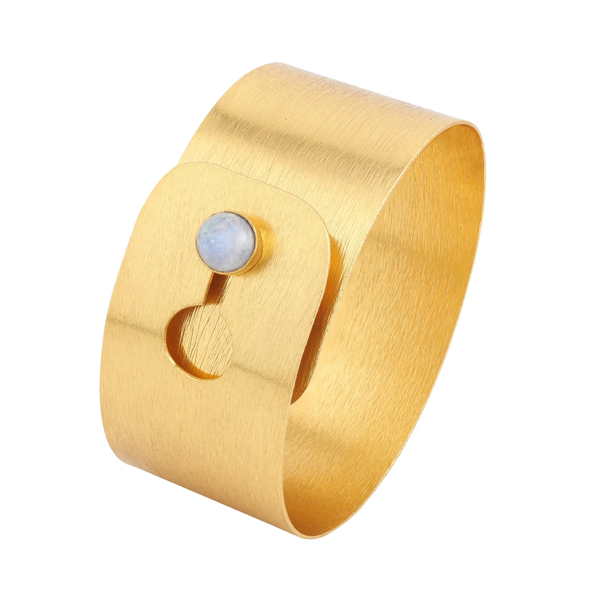 Cuff - Keyhole - Moonstone