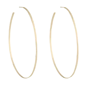 Cynthia Flat Hoop Earrings