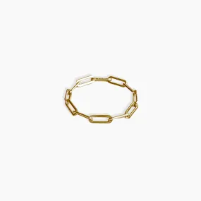 Dainty Link Ring 14K Solid Gold
