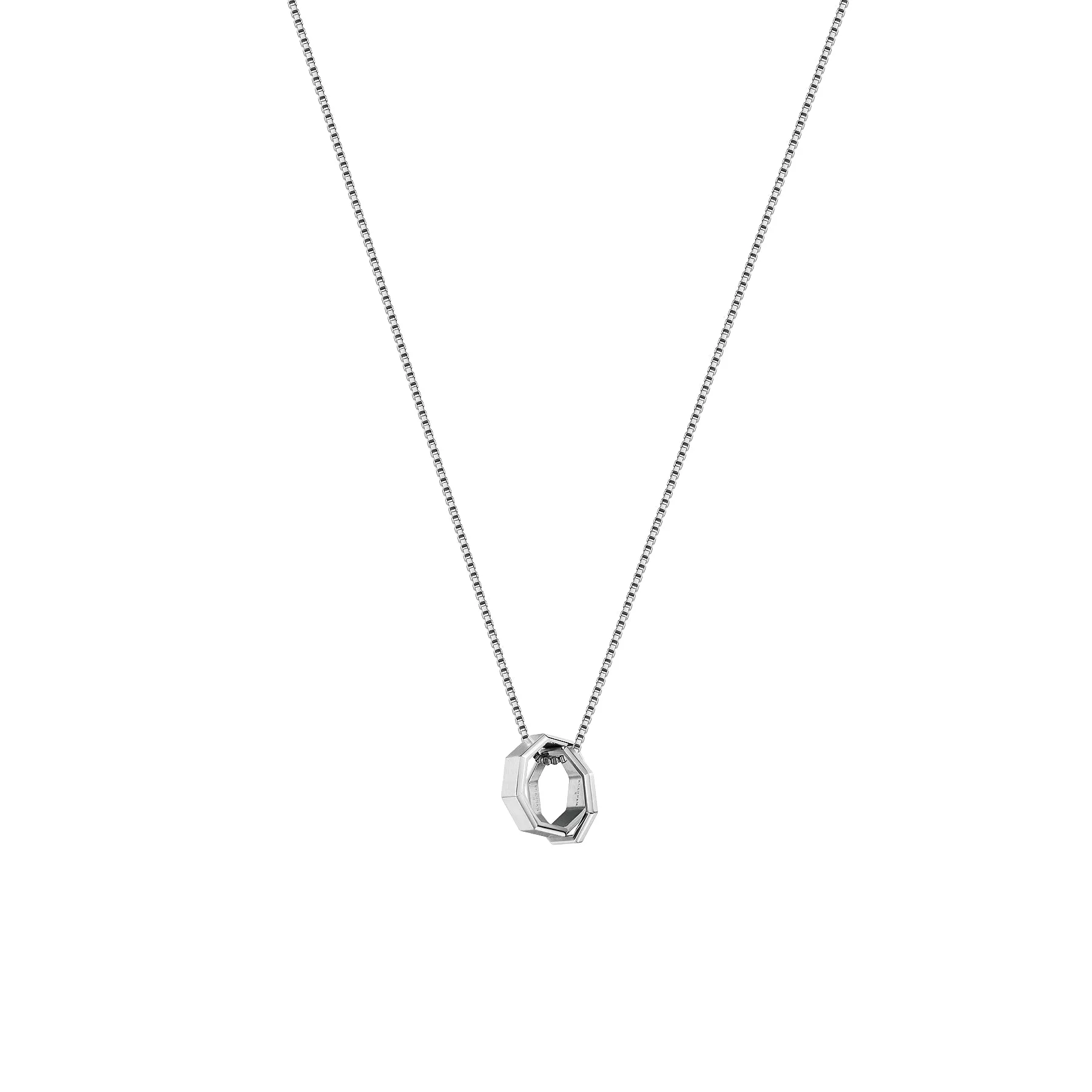 Sure! Heres an optimized product title with modifiers for better clarity and appeal:

Elegant Double Okto Man Necklace - Stylish Greek-Inspired Design for Men