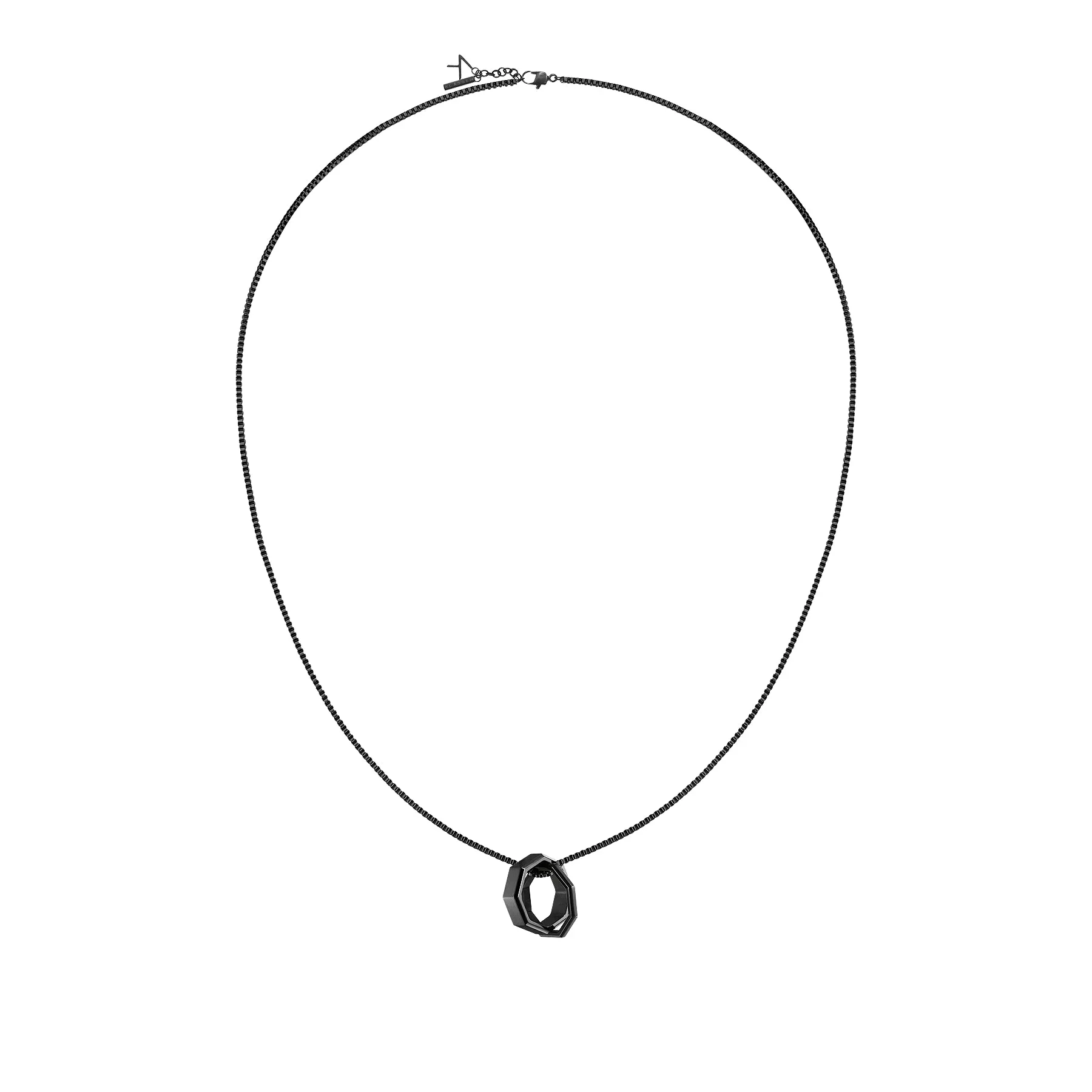 Sure! Heres an optimized product title with modifiers for better clarity and appeal:

Elegant Double Okto Man Necklace - Stylish Greek-Inspired Design for Men