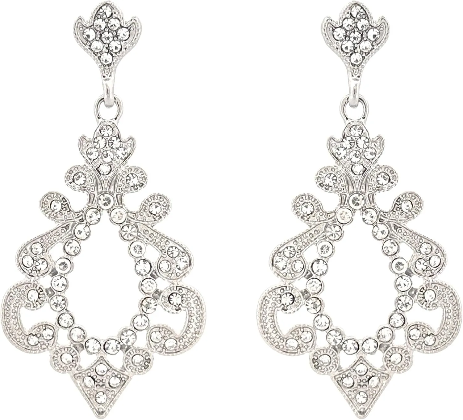 Elegant Bridal Wedding Jewelry Prom Crystal Rhinestone Vintage Chandelier Earring