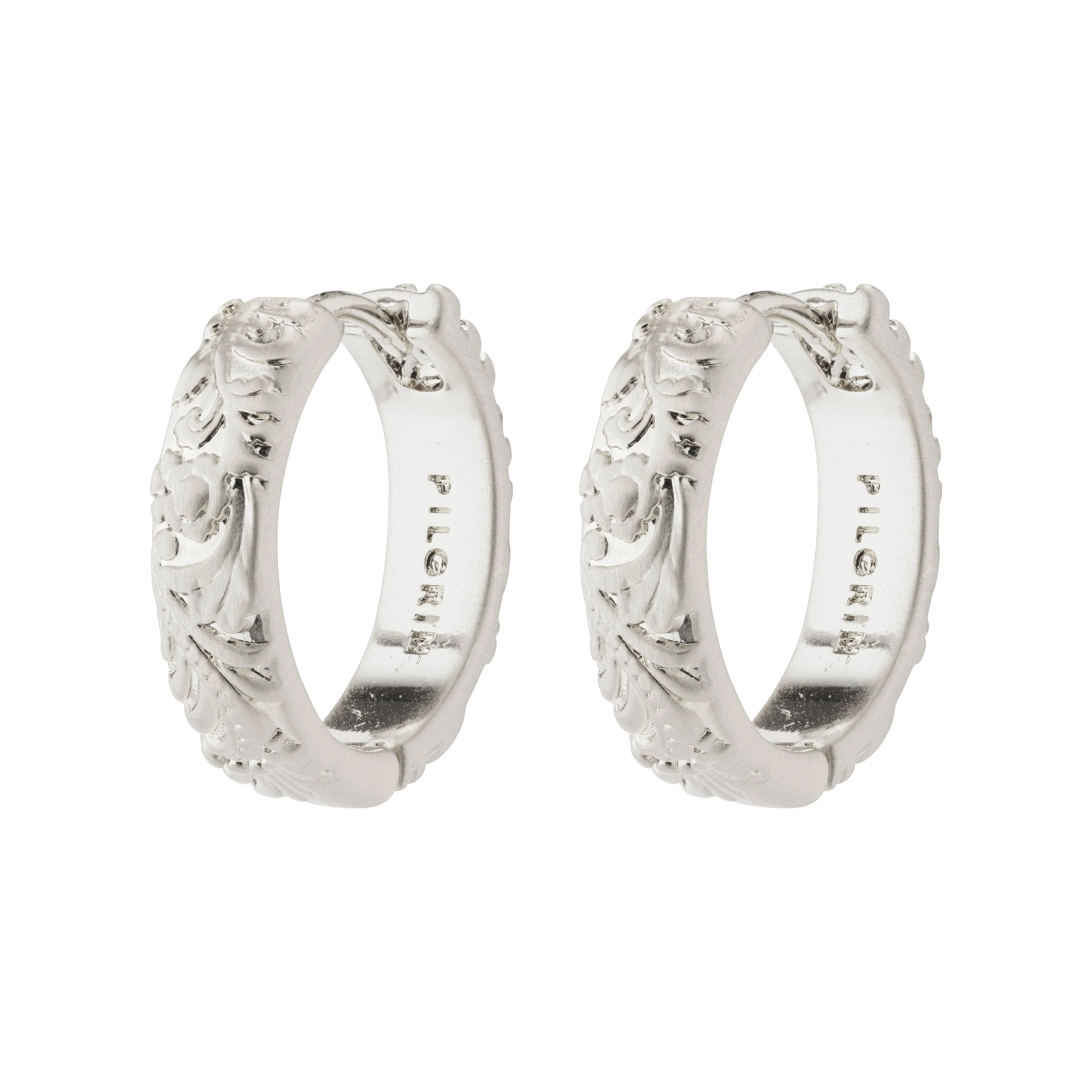 ELFRIDA recycled hoop earrings silver-plated