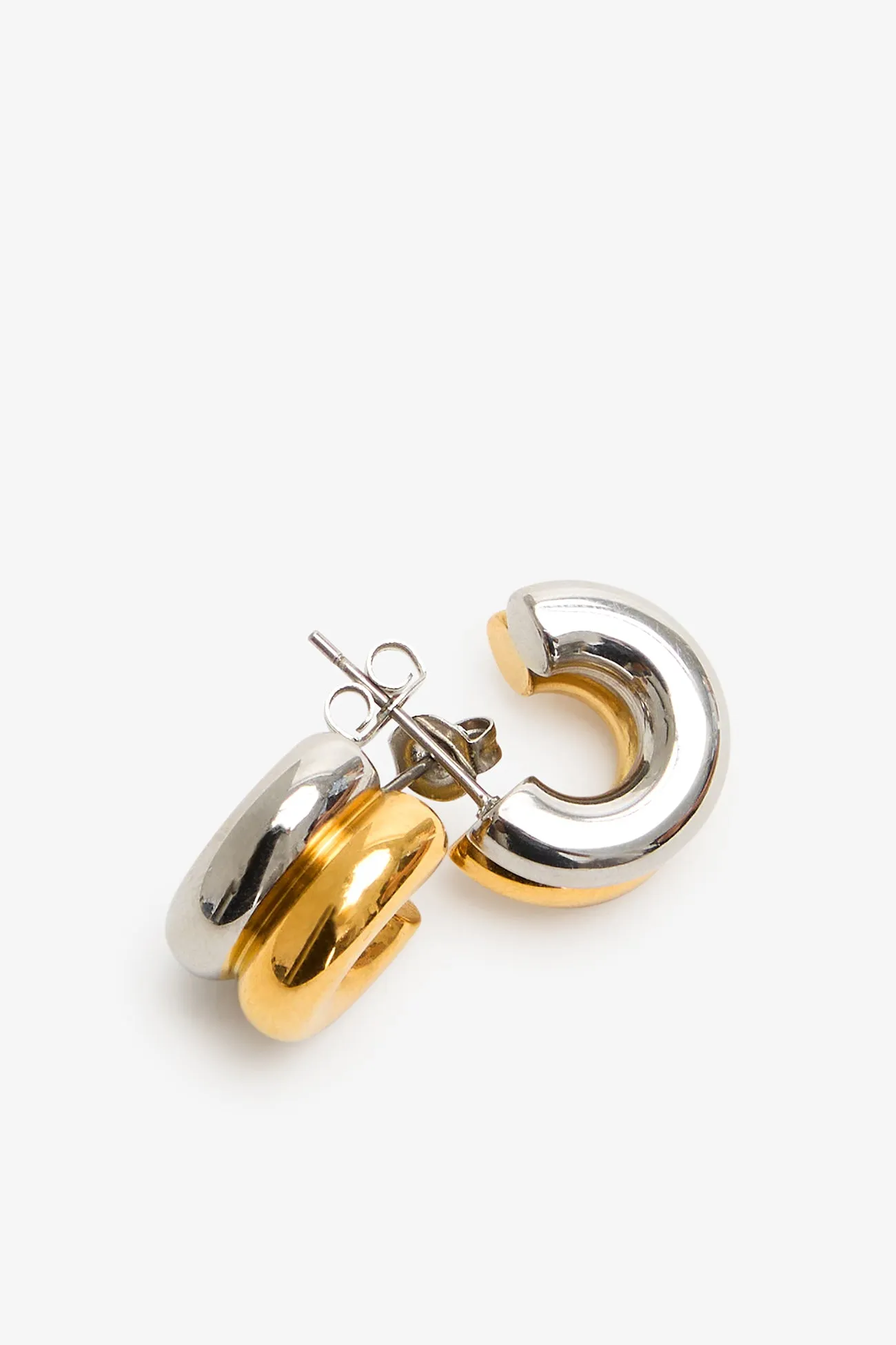 Erin Two-Toned Hoops