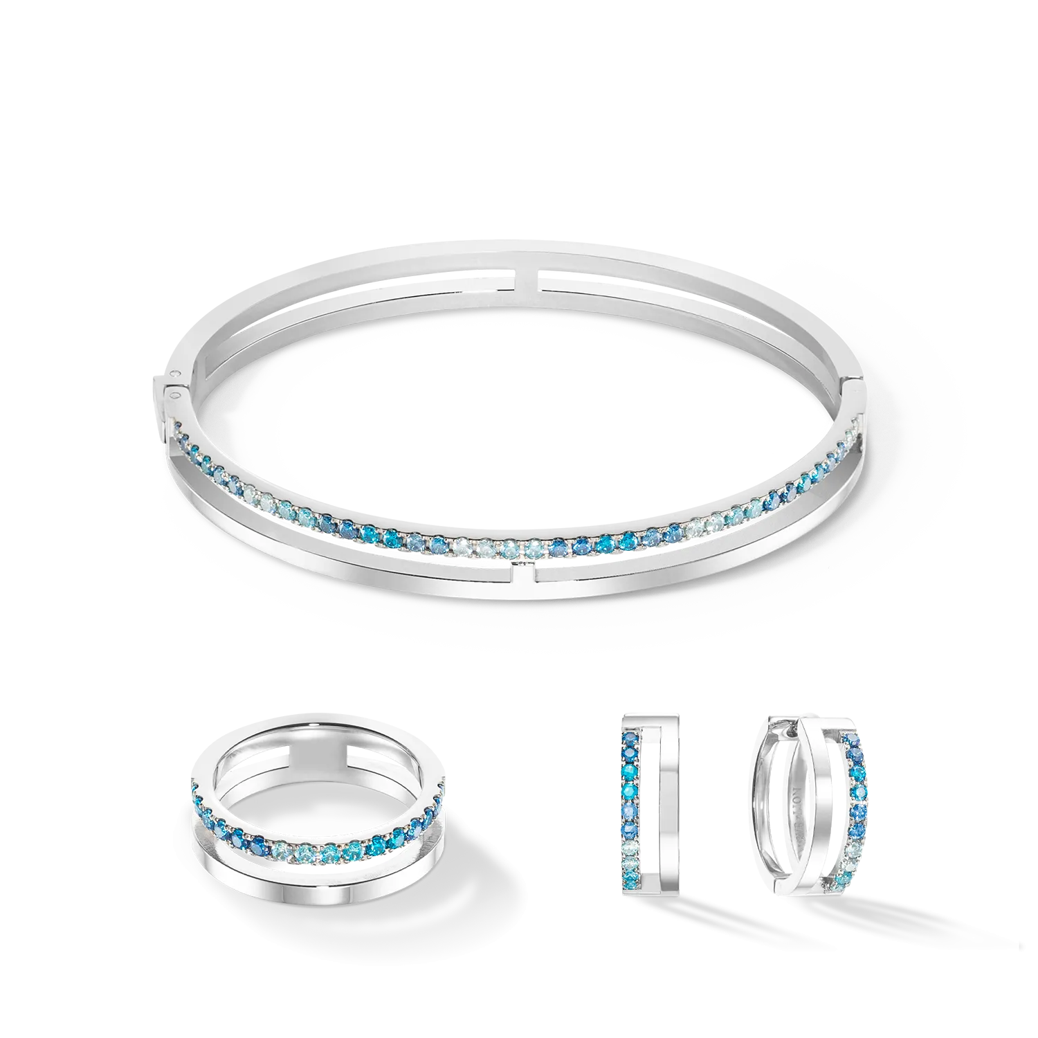 Eternal Unity Ring silver-blue