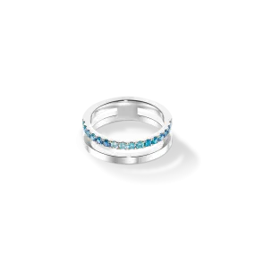 Eternal Unity Ring silver-blue