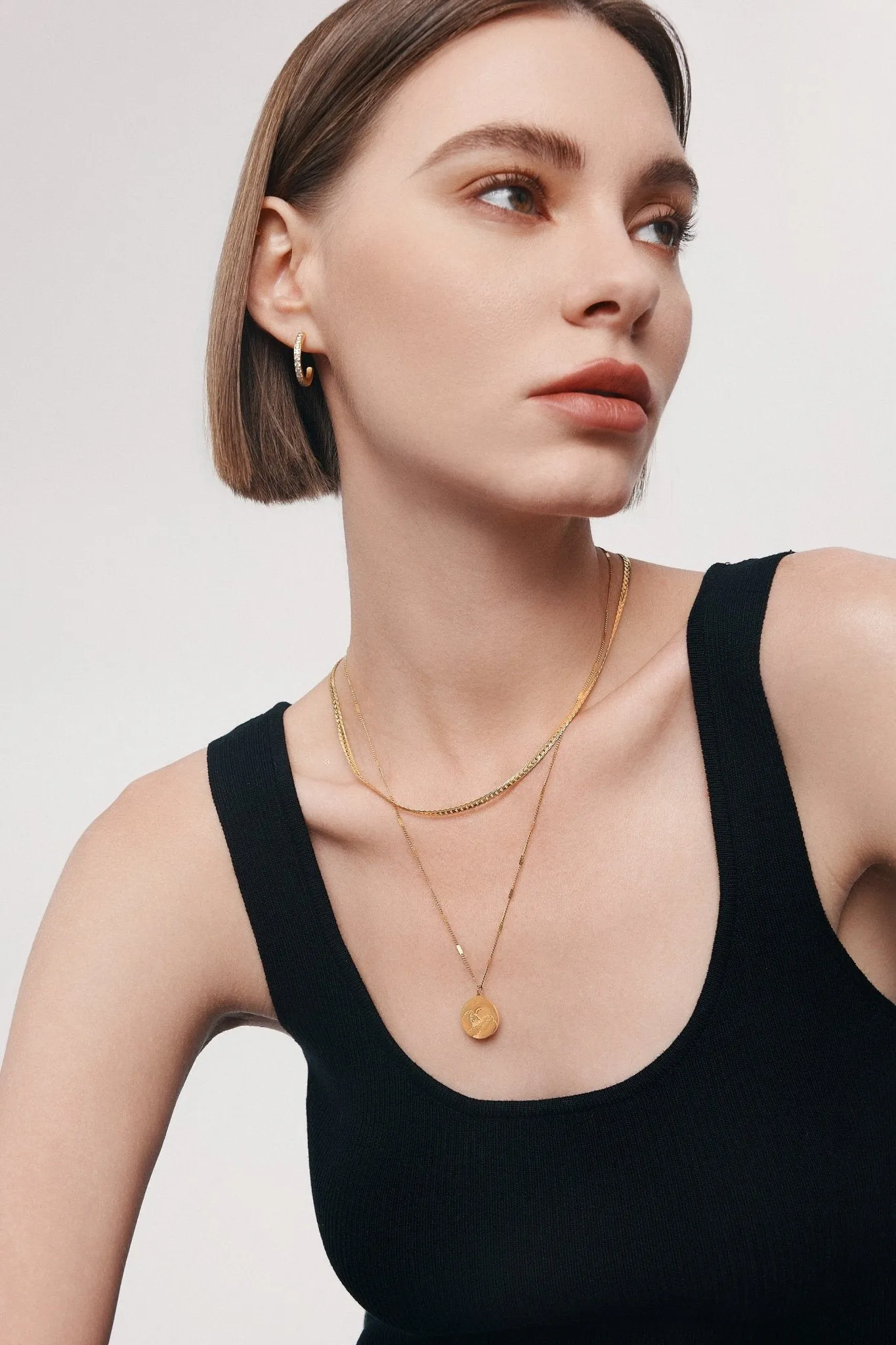 Everyday Medium CZ Hoops