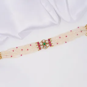 Floral Pearl Choker