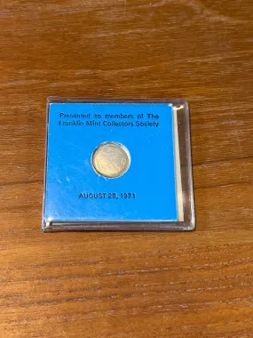 Franklin Mint Collectors Society Mini Coin