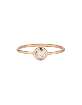 Georgini Eos Ring w/ Rose Quartz - Rose Gold