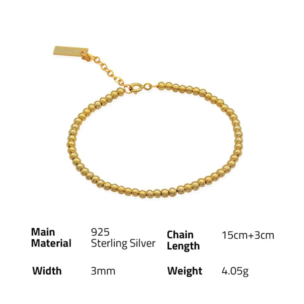 Gold Beads Bracelet