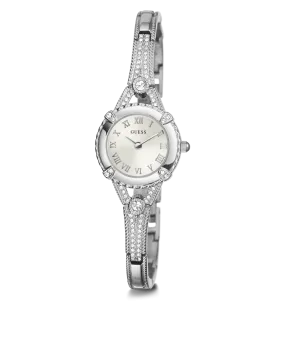 GUESS Ladies Silver Tone Analog Watch