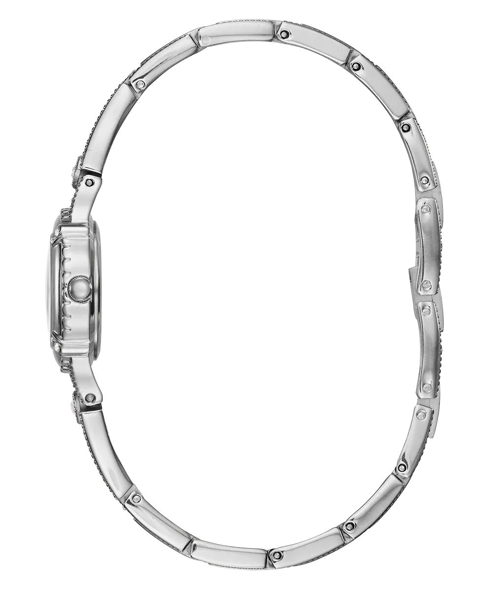 GUESS Ladies Silver Tone Analog Watch