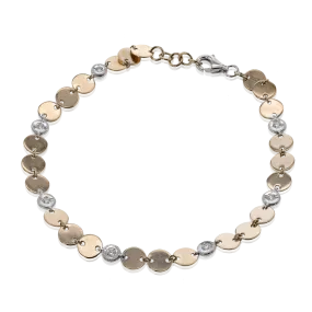 Harmonie Bracelet in 18k Gold with Diamonds
