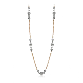 Harmonie Necklace in 18k Gold with Diamonds