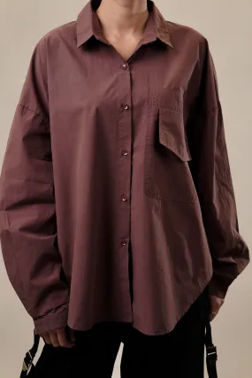 Haze Mauve Oversized Shirt