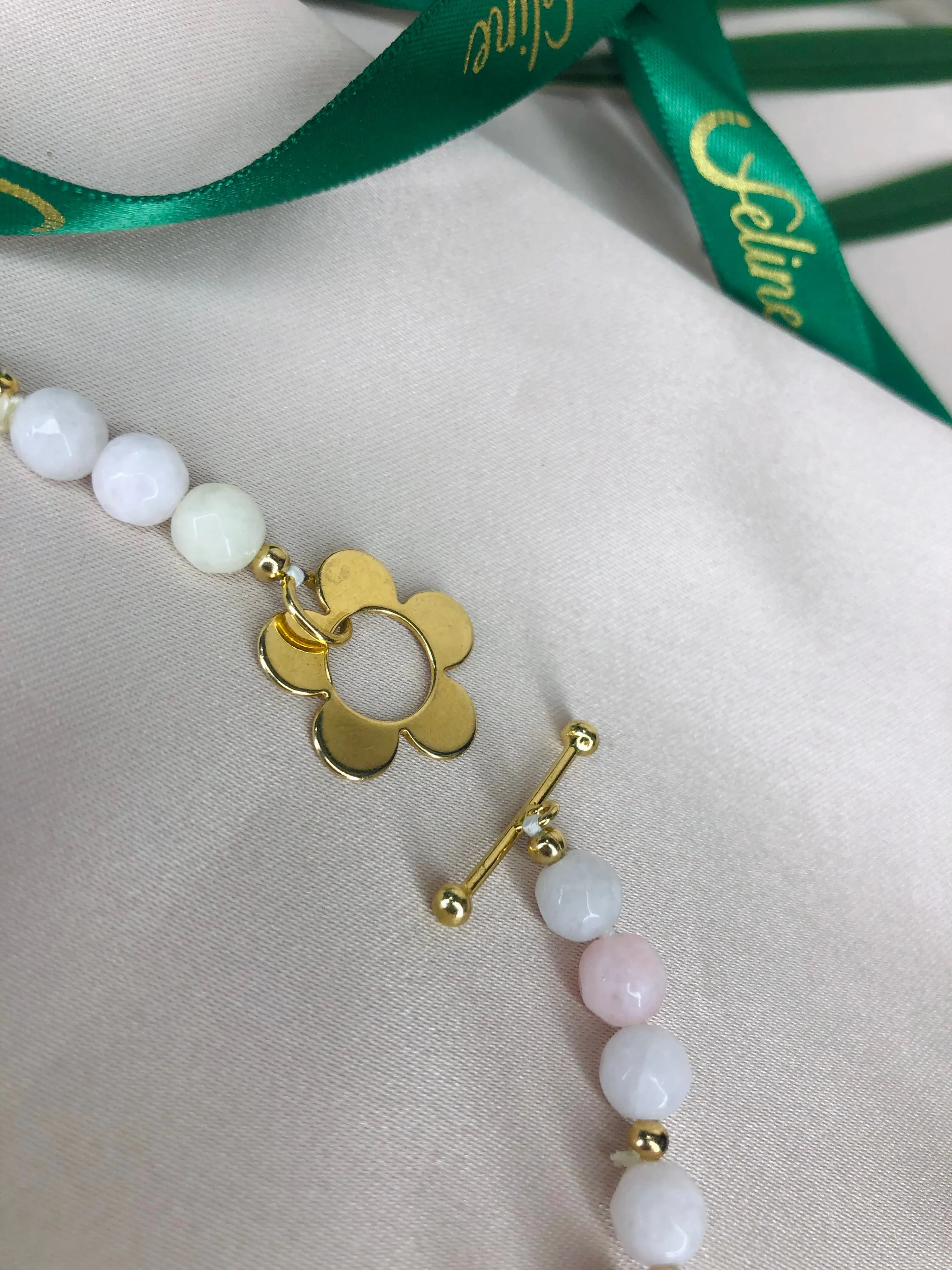 Jada Nephrite Jade Heart Necklace