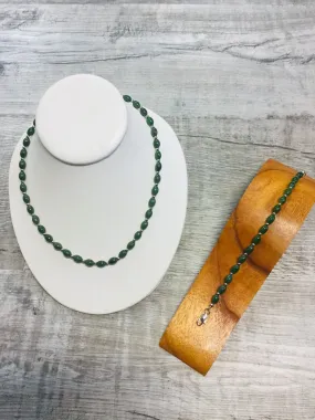 Jade "Rice" Beaded Jewelry