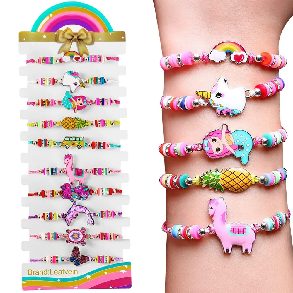 Kids Bracelets for Girls, Little Girs Bracelets Pack, Toddler Bracelets for Kids Jewelry for Girls, Charm Friendship Bracelets, Little Girls Jewelry Toys, Teen Girl Gifts Toddler Jewelry (Mixed)