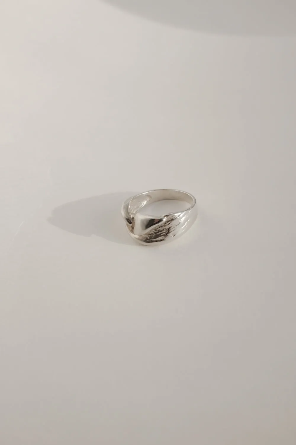 KNOTTED VINTAGE RING SILVER 925