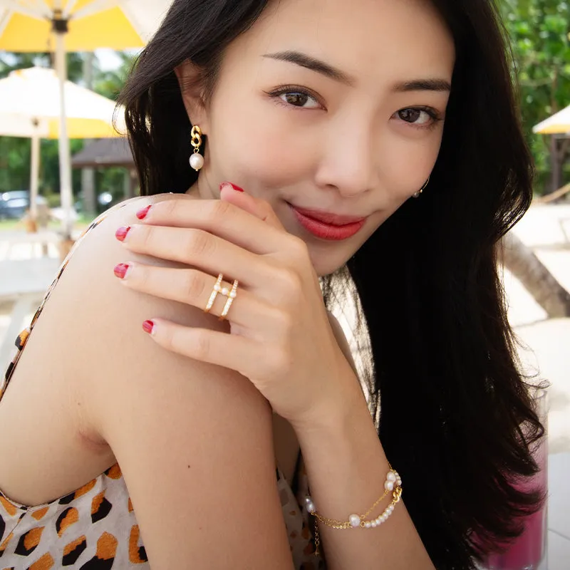 Link Freshwater Pearl Earrings